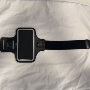 Black Fitness Armband with Strap